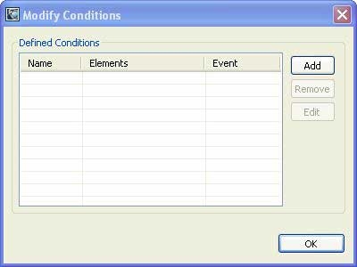 Modify Conditions