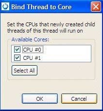 Inherited CPU affinity